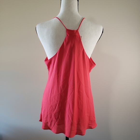 NWT Daniel Rainn Racerback Pink Tank Top Size L - Picture 6 of 6